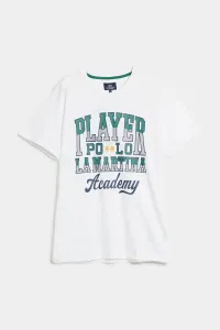 Tričko La Martina Man T-Shirt S/S Jersey Biela L #4617250
