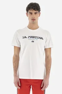 Tričko La Martina Man T-Shirt S/S Jersey Biela L #8058649