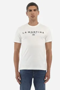 Tričko La Martina Man T-Shirt S/S Jersey Biela M #8072800