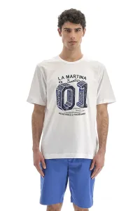 Tričko La Martina Man T-Shirt S/S Jersey Biela Xl #5453704