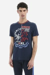 Tričko La Martina Man T-Shirt S/S Jersey Modrá L #5547151