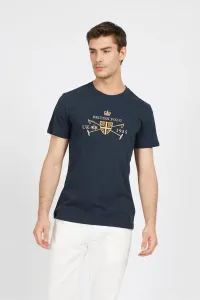 Tričko La Martina Man T-Shirt S/S Jersey Modrá M #5453785