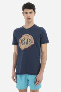 Tričko La Martina Man T-Shirt S/S Jersey Modrá S #5547144