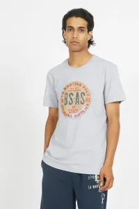 Tričko La Martina Man T-Shirt S/S Jersey Šedá Xxl #5453700