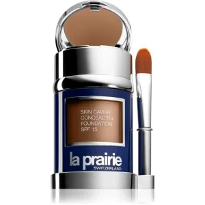 La Prairie Luxusné tekutý make-up s korektorom SPF 15 (Skin Caviar Concealer Foundation) 30 ml + 2 g Pure Ivory