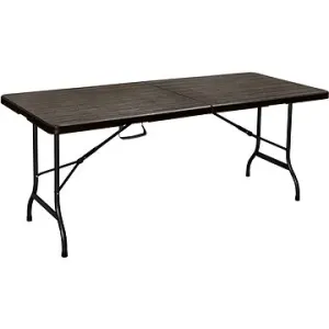 LA PROROMANCE  - Stôl záhradný kempingový W180, hnedý, 180 cm