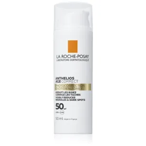 La Roche-Posay Anthelios Age Correct SPF50 50 ml opaľovací prípravok na tvár na veľmi suchú pleť; na pigmentové škvrny; proti vráskam