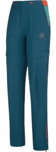 La Sportiva Rowan Zip-Off Pant W Storm Blue/Lagoon L Outdoorové nohavice