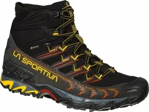 La Sportiva Ultra Raptor II Mid GTX Black/Yellow 42,5 Pánske outdoorové topánky