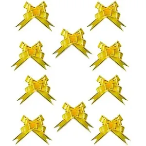 LAALU Súprava 10 ks stúh: Stuhy sťahovacie žlté 47 cm