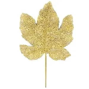LAALU List dekoračný zlatý 24 × 17 cm
