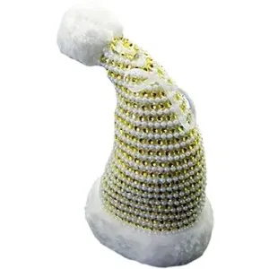 LAALU Santova čiapka na zavesenie s kamienkami 17,5 cm