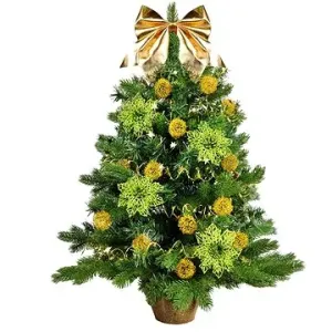 LAALU Ozdobený stromček MAGICKÝ VEČER 60 cm  so 41 ks ozdôb a dekorácií s LED OSVETLENÍM