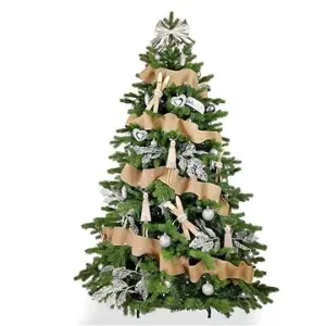 LAALU Ozdobený stromček SEVERSKÁ ZIMA 210 cm so 100 ks ozdôb a dekorácií