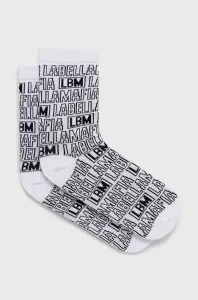 Ponožky LaBellaMafia dámske, biela farba