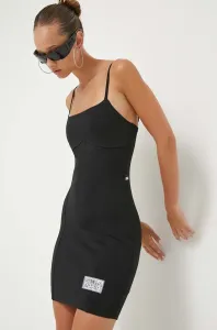 Šaty LaBellaMafia čierna farba, mini, priliehavé #8744669