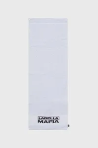 Športový uterák LaBellaMafia Black And Gold biela farba