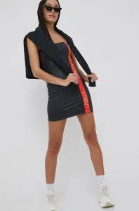 Sukňa LaBellaMafia čierna farba, mini, puzdrová #209544