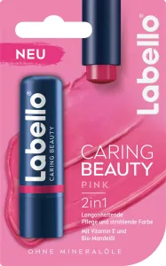 Labello Caring Beauty tónovací balzam na pery odtieň Pink 4,8 ml