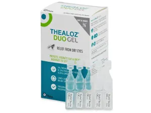 THEALOZ Duo gel tekutý očný gél 30 x 0,4 g 12 g