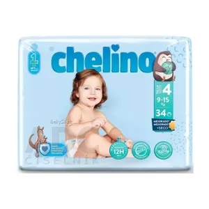 CHELINO T4 detské plienky (9-15 kg) s dermo ochranou 34 ks