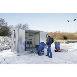 Skladovací kontajner na nebezpečné látky izolovaný proti chladu LaCont