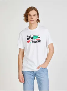 White Men's T-Shirt Lacoste - Men #715546