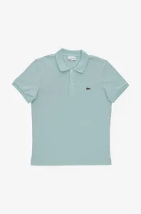 Bavlnené polo tričko Lacoste PH4012-001, tyrkysová farba, jednofarebné #9020724