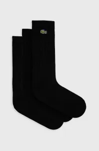 Ponožky Lacoste RA4182-8VM, pánske, čierna farba #1007851