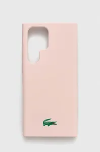 Puzdro na mobil Lacoste Galaxy S23 Ultra S918 ružová farba
