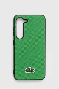 Puzdro na mobil Lacoste Galaxy S23 zelená farba