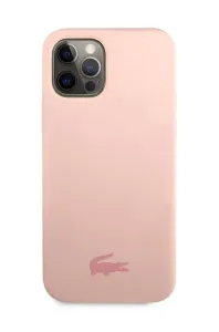 Puzdro na mobil Lacoste ružová farba