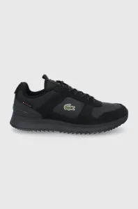 Topánky Lacoste čierna farba #4639110