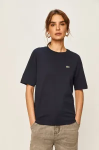Bavlnené tričko Lacoste TF5441-001, tmavomodrá farba, #9046787