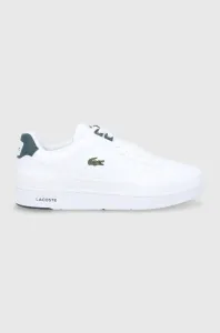 Topánky Lacoste T-Clip biela farba, na plochom podpätku #9373148