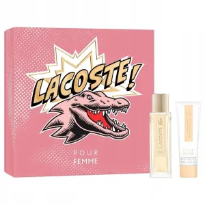 Lacoste Pour Femme darčeková kazeta parfumovaná voda 50 ml + telové mlieko 50 ml pre ženy