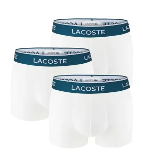 LACOSTE - boxerky Lacoste iconic ultra comfortable stretch cotton white