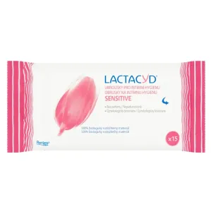 LACTACYD Sensitive obrúsky pre intímnu hygienu 15 ks