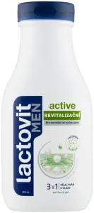 LACTOVIT Men Active revitalizujúci 3 v 1 sprchovací gél 300 ml