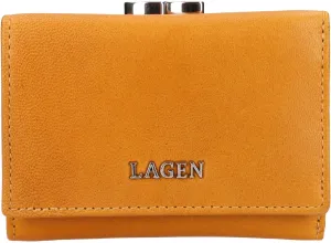 Lagen Dámska kožená peňaženka LG-2131 YELLOW
