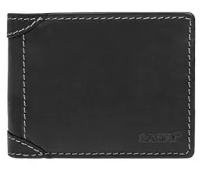 Lagen Pánska kožená peňaženka 511461 BLK