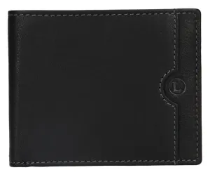 Lagen Pánska kožená peňaženka BLC/4231 BLK
