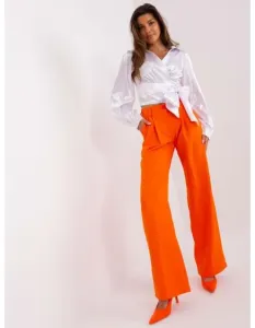 Dámske nohavice s vreckami ROSSIE oranžová