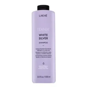 Lakmé Teknia White Silver Shampoo neutralizujúci šampón pre platinovo blond a šedivé vlasy 1000 ml