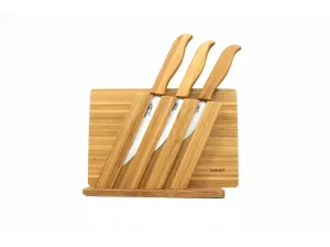 Sada keramických nožov + bambusové doštičku #7036054