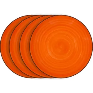 Lamart Set oranžových dezertových tanierov 4ks HAPPY LT9057