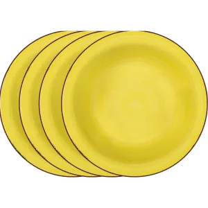 Lamart Set polievkových tanierov 4ks žltý HAPPY LT9062