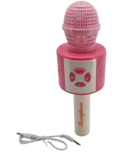 LAMPS - Mikrofón ružový s efektami 24cm
