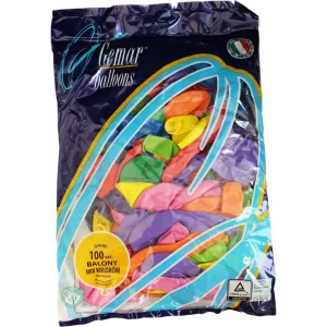 Balóniky 100 ks mix farieb 26 cm pastelové - SMART