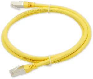 PC-801 C6 FTP/1M - žltá - prepojovací (patch) kábel